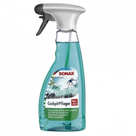 Solutie ocean fresh curatare bord cu laveta din microfibra Sonax