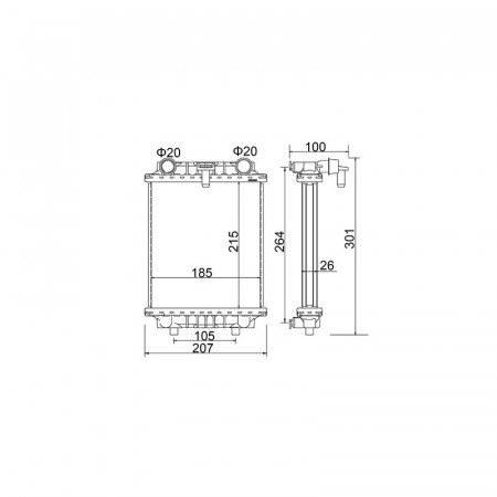 Radiator racire VW GOLF VII 2012-2021