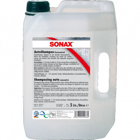Sampon concentrat pentru luciu Sonax 5 L