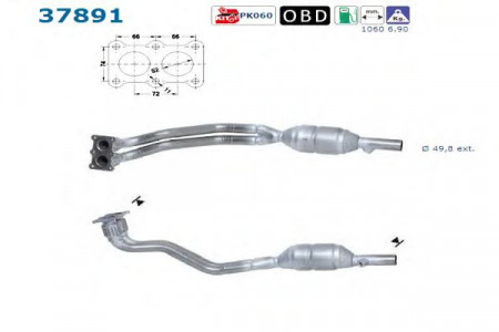Catalizator Volkswagen Bora 2000-2005
