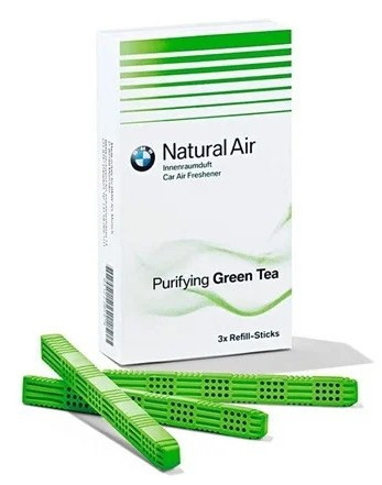 Set 3 rezerve odorizant auto BMW Natural Air - Green Tea