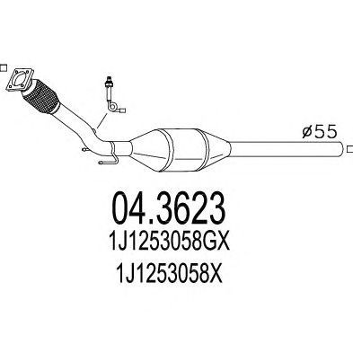 Catalizator Audi TT 1998-2006