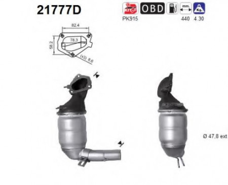 Catalizator Opel Meriva 2003-2010