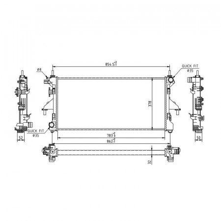 Radiator racire FIAT DUCATO 2006-2023