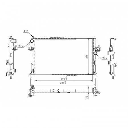 Radiator racire OPEL CORSA C 2000-2009