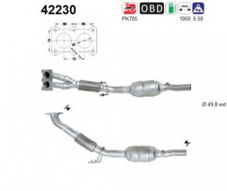 Catalizator Volkswagen Golf Plus 2005-2013
