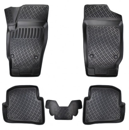 Covorase auto cauciuc VOLKSWAGEN POLO 6Q / 9N / 9N3 IV 2002-2009