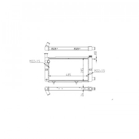 Radiator racire PEUGEOT 205 1983-1990