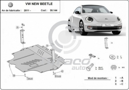 Scut motor metalic Volkswagen New Beetle