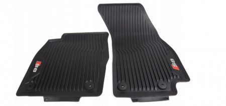 Set 2 covorase auto cauciuc fata originale AUDI A8 S8 2018-2023