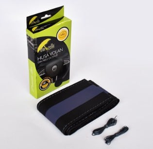 Husa protectie volan din piele ecologica cu snur
