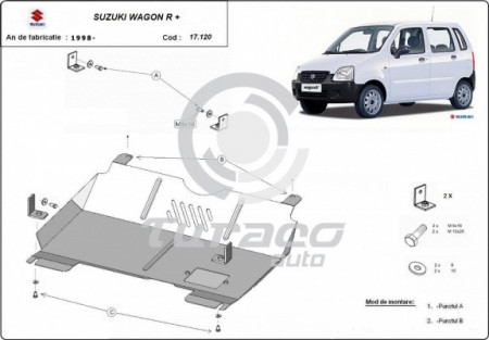 Scut motor metalic Suzuki Wagon R+