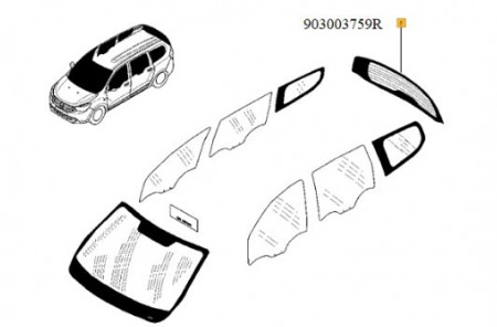 Luneta Dacia Lodgy