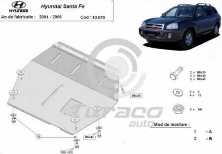 Scut motor metalic Hyundai Santa Fe