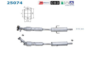 Catalizator Mazda 6 2002-2007 - Img 2
