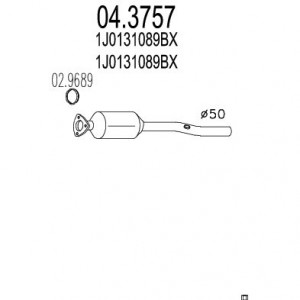 Catalizator Volkswagen Bora 2000-2005
