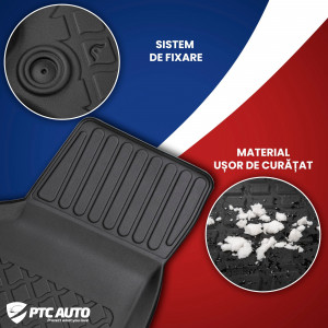Covorase auto tip tavita Ford Mondeo V, fabricatie 01.2015 - prezent, caroserie Combi - Img 3
