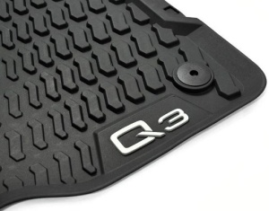 Covorase cauciuc originale fata + spate Audi Q3 2019-2025 - Img 4