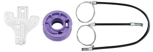 Kit macara geam Spate Dreapta VW Polo 2005-2009