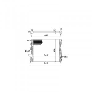 Radiator racire FORD FOCUS 2012-2023