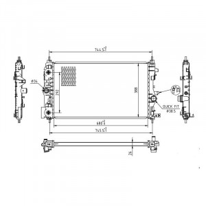 Radiator racire OPEL ASTRA J 2011-2023