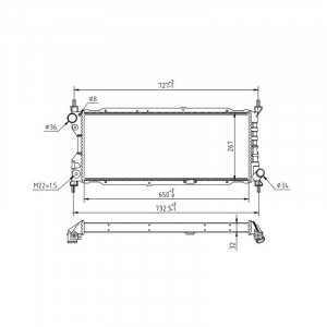 Radiator racire OPEL CORSA 1993-2002