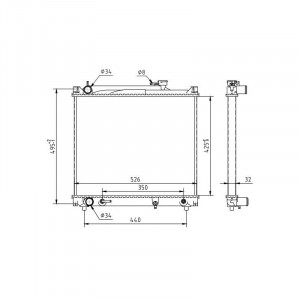 Radiator racire SUZUKI GRAND VITARA 1997-2008
