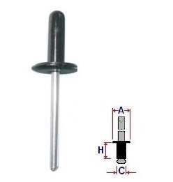 Set 10 Bucati CLIPSURI FIXARE FORD a - 16 c - 5.8 h - 21.8