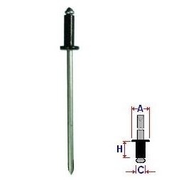 Set 10 Bucati NIT montare Diametru gaurii 3,1 mm Latime guler 6,2 mm