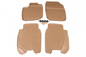 Set covorase cauciuc bej Honda Civic IX Hatchback 2012 - 2015 - Img 9