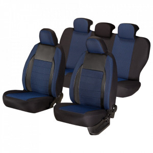 Set huse scaun Elegance albastru