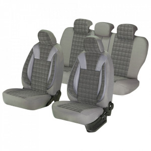 Set huse scaun Luxury albastru