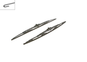 Set stergatoare parbriz BOSCH Porsche Cayman 2005 - 2013 - Img 2