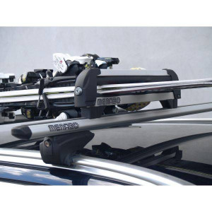 Suport ski/snowboard Menabo Iceberg 4 pe bare transversale, 4 perechi ski / 2 snowboard - Img 4