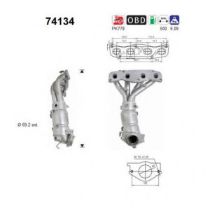 Catalizator Nissan Primera 2002-2007