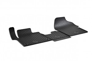 Covorase auto cauciuc CITROEN JUMPY. SPACETOURER 2016- PEUGEOT EXPERT/ TRAVELLER 2016- OPEL ZAFIRA LIFE 2016-. VIVARO C 2019- TOYOTA PROACE/ PROACE VERSO 2016- - 3PCS