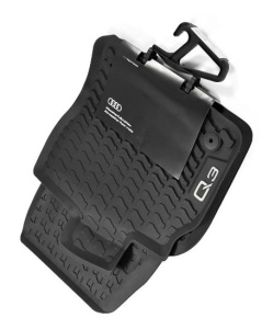 Covorase cauciuc originale fata + spate Audi Q3 2019-2025 - Img 5