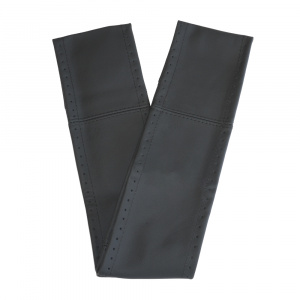 HUSA VOLAN CU SNUR PIELE NATURALA NEGRU 42-43 cm - Img 2