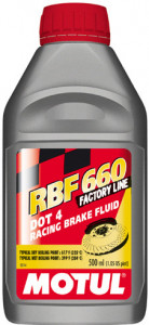Lichid frana Motul RACING BRAKE FLUID 660 FACTORY LINE DOT 4 500ML