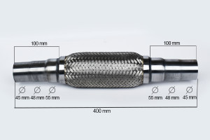 RACORD FLEXIBIL ADAPTABLE (B2) 45/48/55X400/200 MM