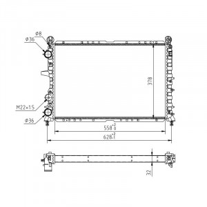 Radiator racire FIAT TIPO 1988-1997