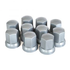 SET 10 BUCATI CAPAC PLASTIC PENTRU PREZON ROATA 32 MM GRI 54.5 MM