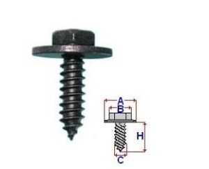 Set 10 Bucati Surub montare cu cap cheie de 8 Diametru gaura/surub 4.7 mm Diametru / Latime 14.9 mm Inaltime / Lungime 16.8 mm