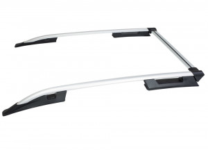 Set bare longitudinale portbagaj auto culoare argintie dedicate pentru NISSAN NAVARA (D23) DOUBLE CAB 15-