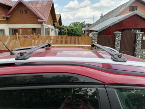 Set bare transversale portbagaj Turtle Air-v1 culoare neagra dedicate pentru PEUGEOT 2008 SUV 13-19 - Img 5