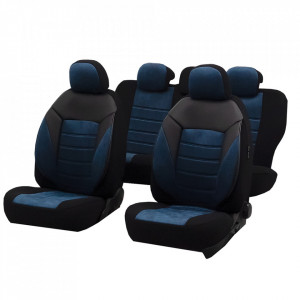 Set huse scaun Diamond albastru