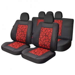 Set huse scaun Lux - rosu