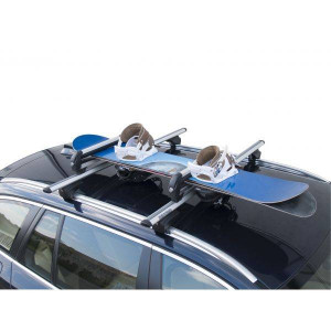 Suport ski/snowboard Menabo Iceberg 4 pe bare transversale, 4 perechi ski / 2 snowboard - Img 5