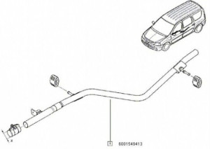 Teava legatura Dacia Logan MCV