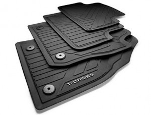Covorase auto cauciuc all-wheather originale VW T-CROSS 2018-2023 - Img 2